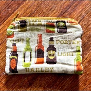 Handmade Beer Themed Coin Purse